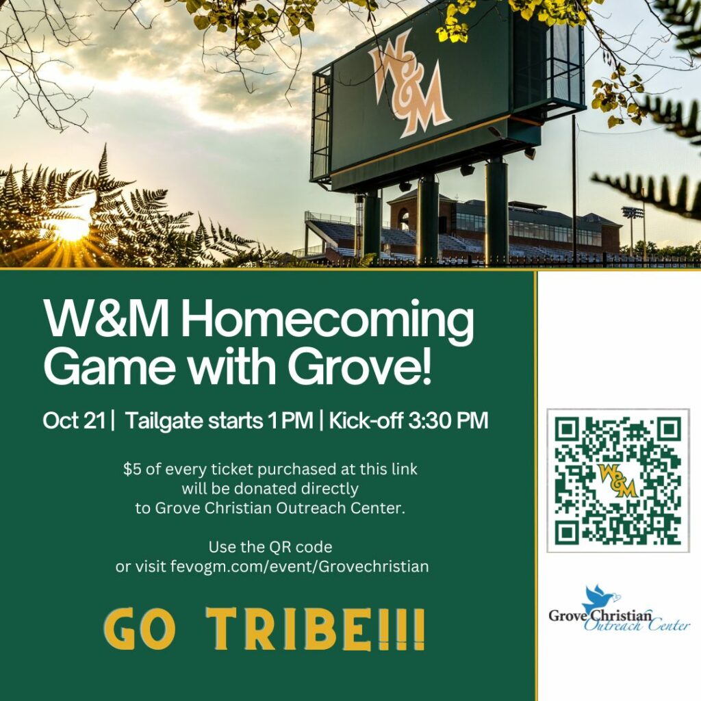W&M Homecoming Game with Grove