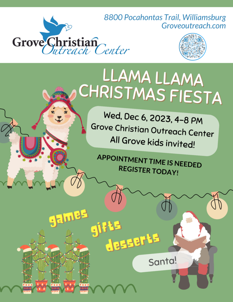 Christmas Fiesta Llama Llama Dec 6 4-8 pm